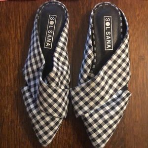 Sol Sana gingham flats